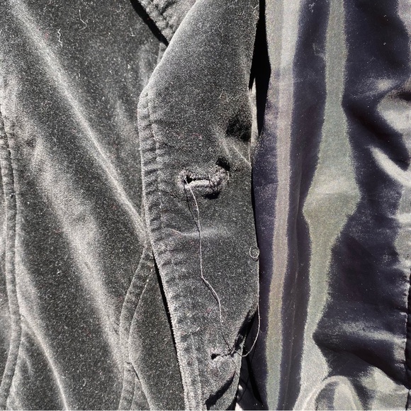 Vintage y2k dark academia velvet blazer - Picture 7 of 8
